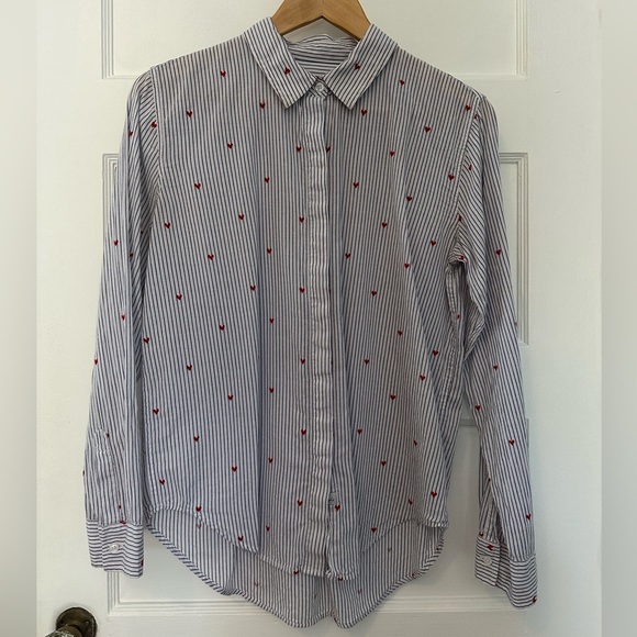 Rails Taylor Striped Button-Down with Heart Embroidery - Picture 16 of 16